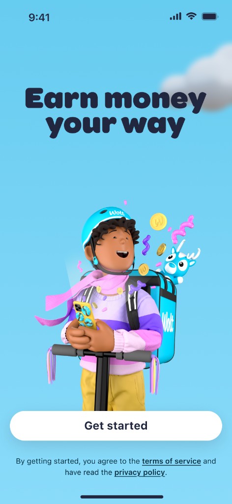 Wolt courier onboarding — Earn money your way